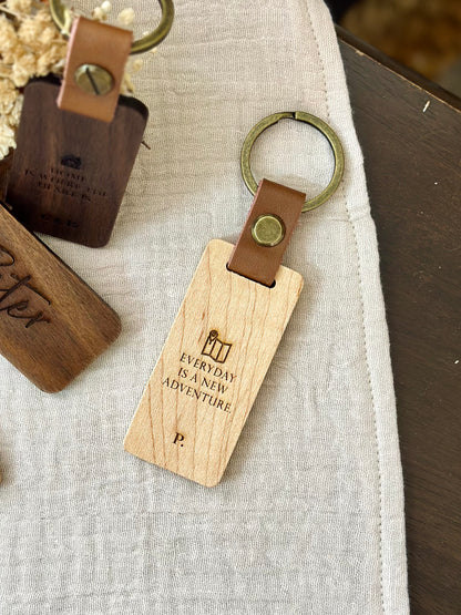 Personalized Wooden Keychains