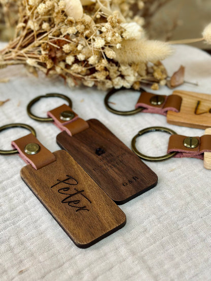 Personalized Wooden Keychains