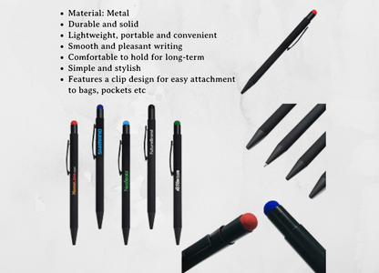 PressPop | Metal Ball Pen with Stylus - Personalized Gift - The Chic Habitat
