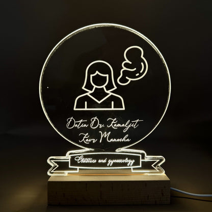 Radiant Career Lights | Acrylic LED Night Light for Professionals - Personalized Gift - The Chic Habitat