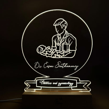 Radiant Career Lights | Acrylic LED Night Light for Professionals - Personalized Gift - The Chic Habitat