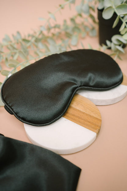 Satin Slumber | Satin Eye Mask - Personalized Gift - The Chic Habitat