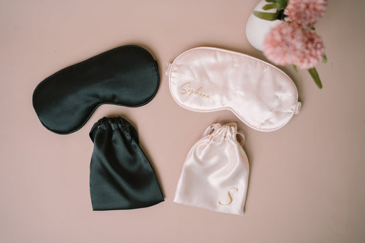 Satin Slumber | Satin Eye Mask - Personalized Gift - The Chic Habitat