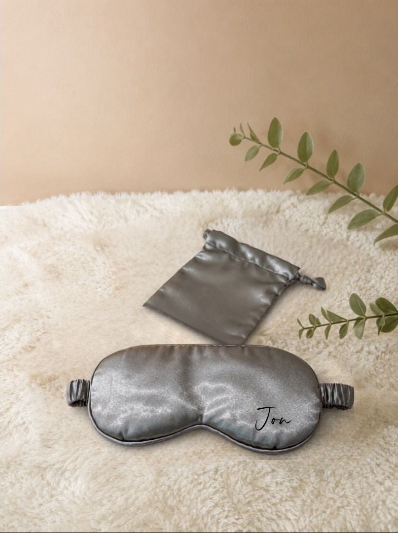 Satin Slumber | Satin Eye Mask -Personalized Gift- The Chic Habitat