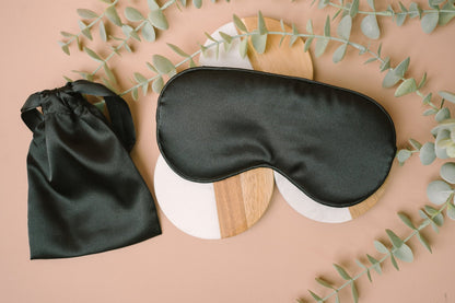 Satin Slumber | Satin Eye Mask - Personalized Gift - The Chic Habitat