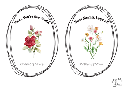 Petals of Love | Mother's Day Nightlight | Color Acrylic LED Night Light