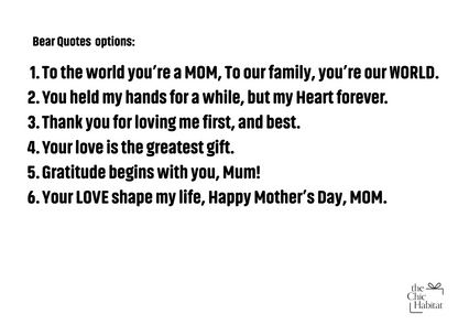 Mama Bear Love | Mother's Day Nightlight | Color Acrylic LED Night Light