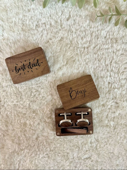 The Finishing Touch | Tie Clip & Cuff Links Set - Personalized Gift - The Chic Habitat
