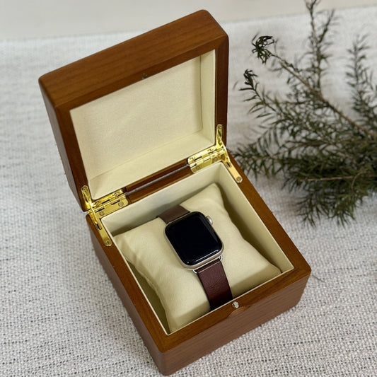 The Keeper One | Wooden Watch Box Single - Personalized Gift - The Chic Habitat