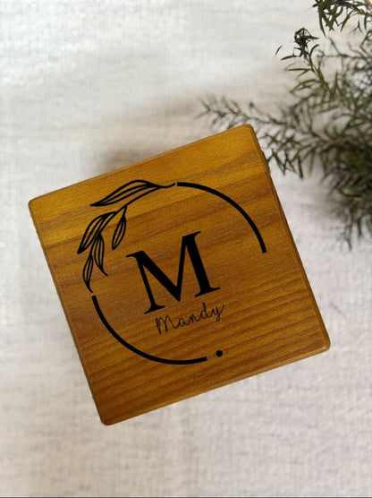 The Keeper One | Wooden Watch Box Single - Personalized Gift - The Chic Habitat