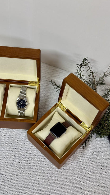 The Keeper One | Wooden Watch Box Single - Personalized Gift - The Chic Habitat