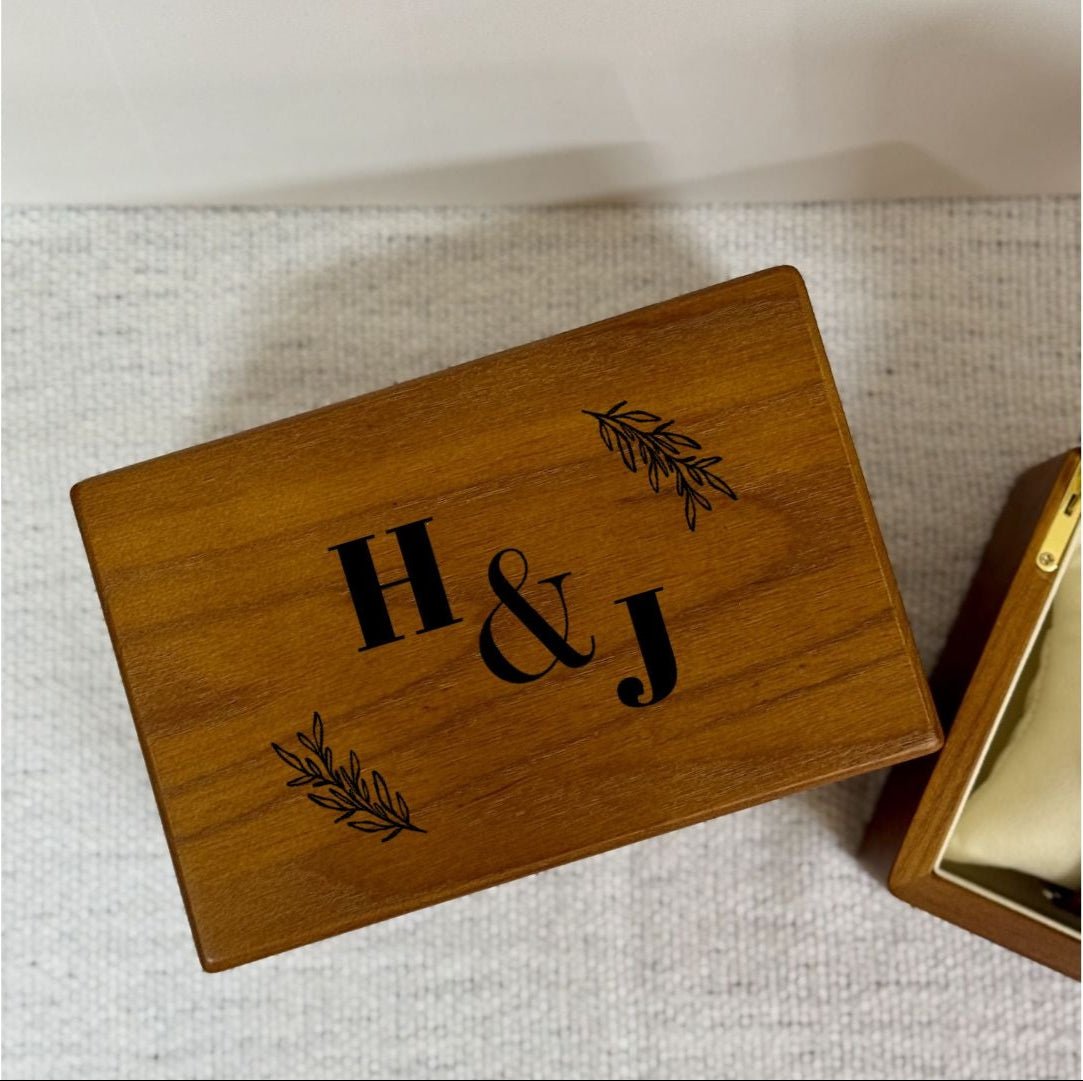 The Keeper Two | Wooden Watch Box Duo - Personalized Gift - The Chic Habitat