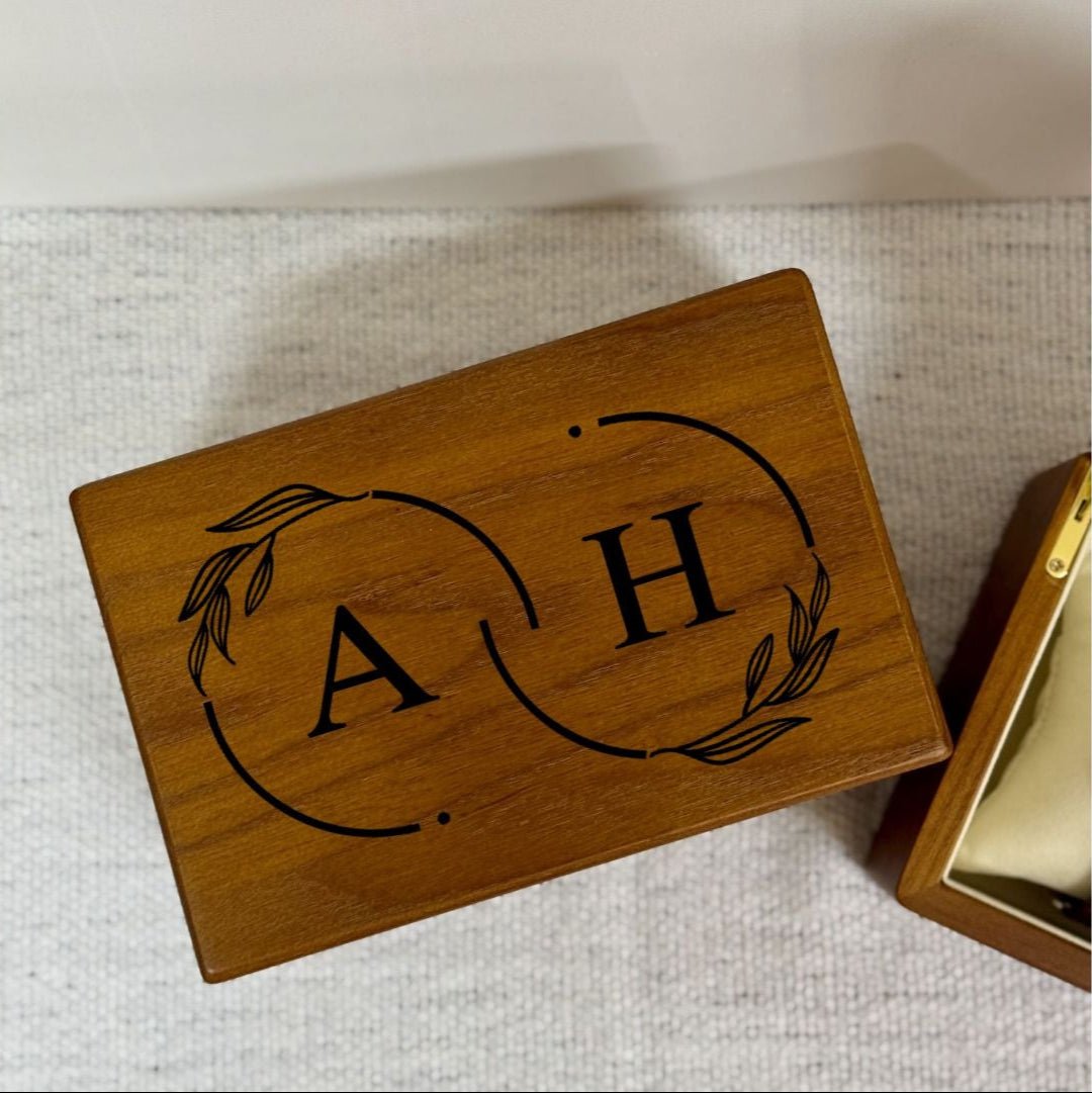 The Keeper Two | Wooden Watch Box Duo - Personalized Gift - The Chic Habitat
