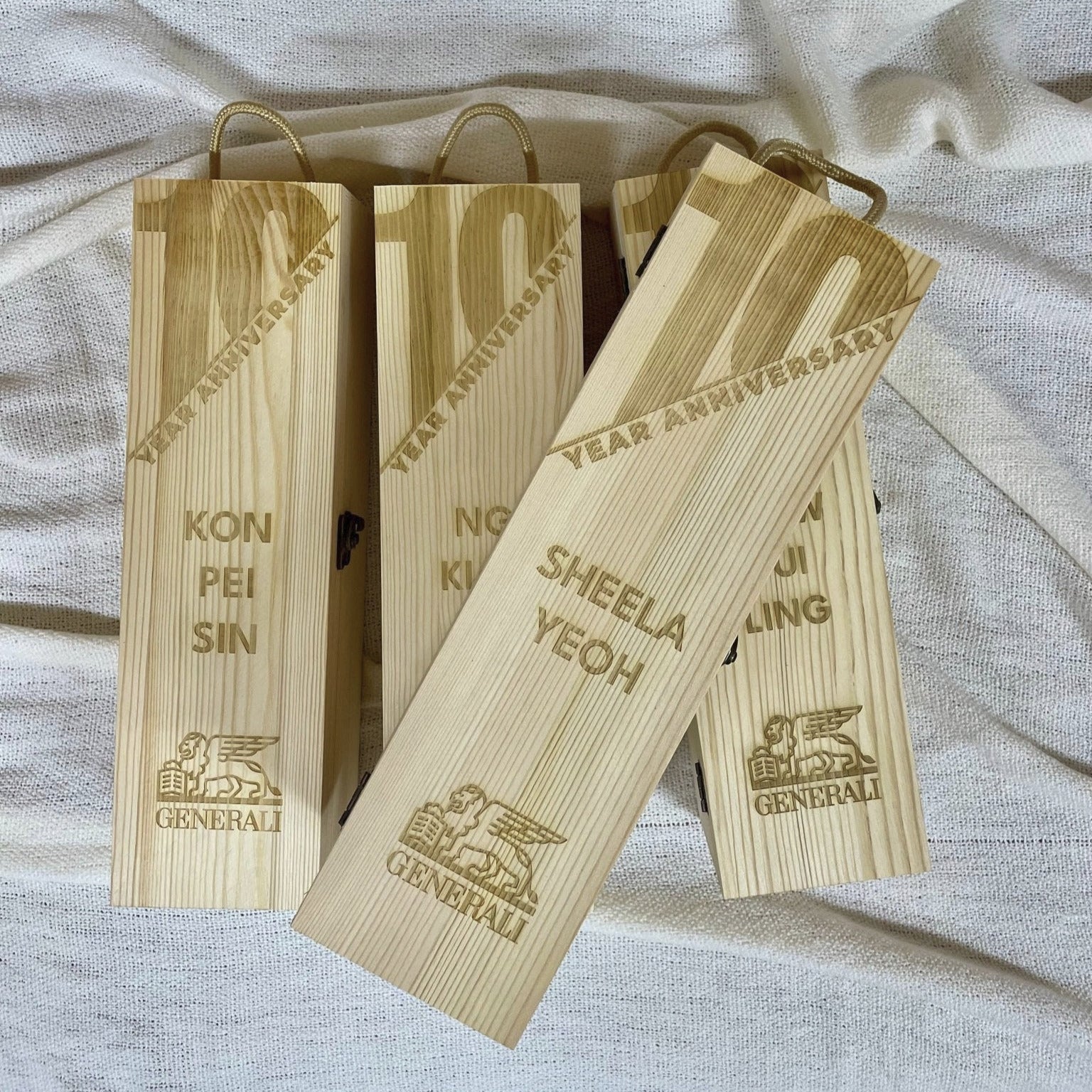Wooden Wine Box - Single - The Chic Habitat