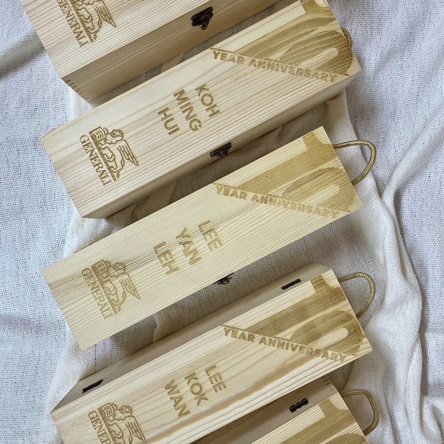 Wooden Wine Box - Single - The Chic Habitat