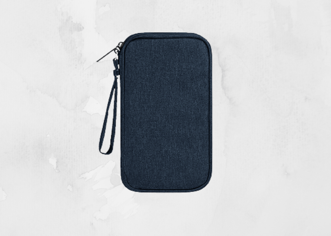 ZipProtect Case | Water‑Repellent Polyester Gadget Pouch - Personalized Gift - The Chic Habitat