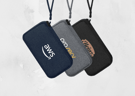 ZipProtect Case | Water‑Repellent Polyester Gadget Pouch - Personalized Gift - The Chic Habitat
