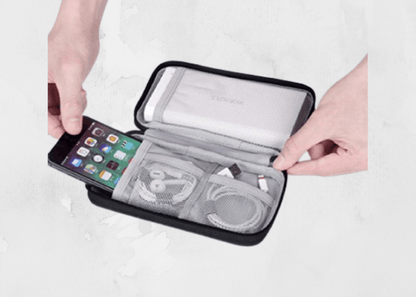 ZipProtect Case | Water‑Repellent Polyester Gadget Pouch - Personalized Gift - The Chic Habitat