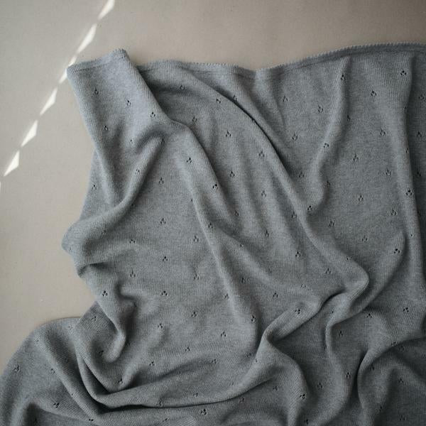 Mushie | Knit Blanket 100% Organic Cotton - The Chic Habitat