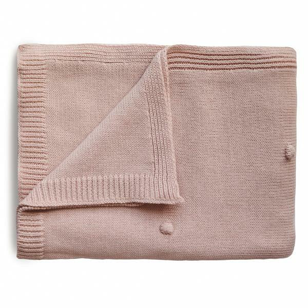 Mushie | Knit Blanket 100% Organic Cotton - The Chic Habitat