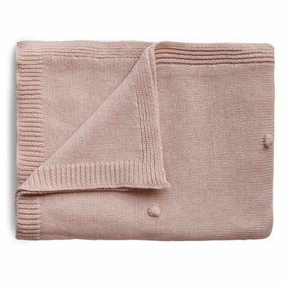 Mushie | Knit Blanket 100% Organic Cotton - The Chic Habitat