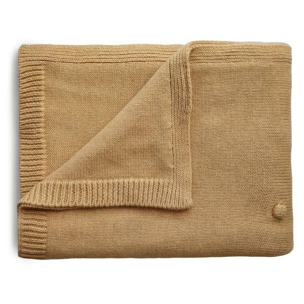 Mushie | Knit Blanket 100% Organic Cotton - The Chic Habitat