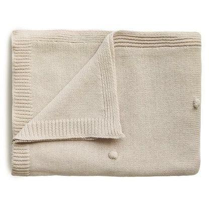 Mushie | Knit Blanket 100% Organic Cotton - The Chic Habitat