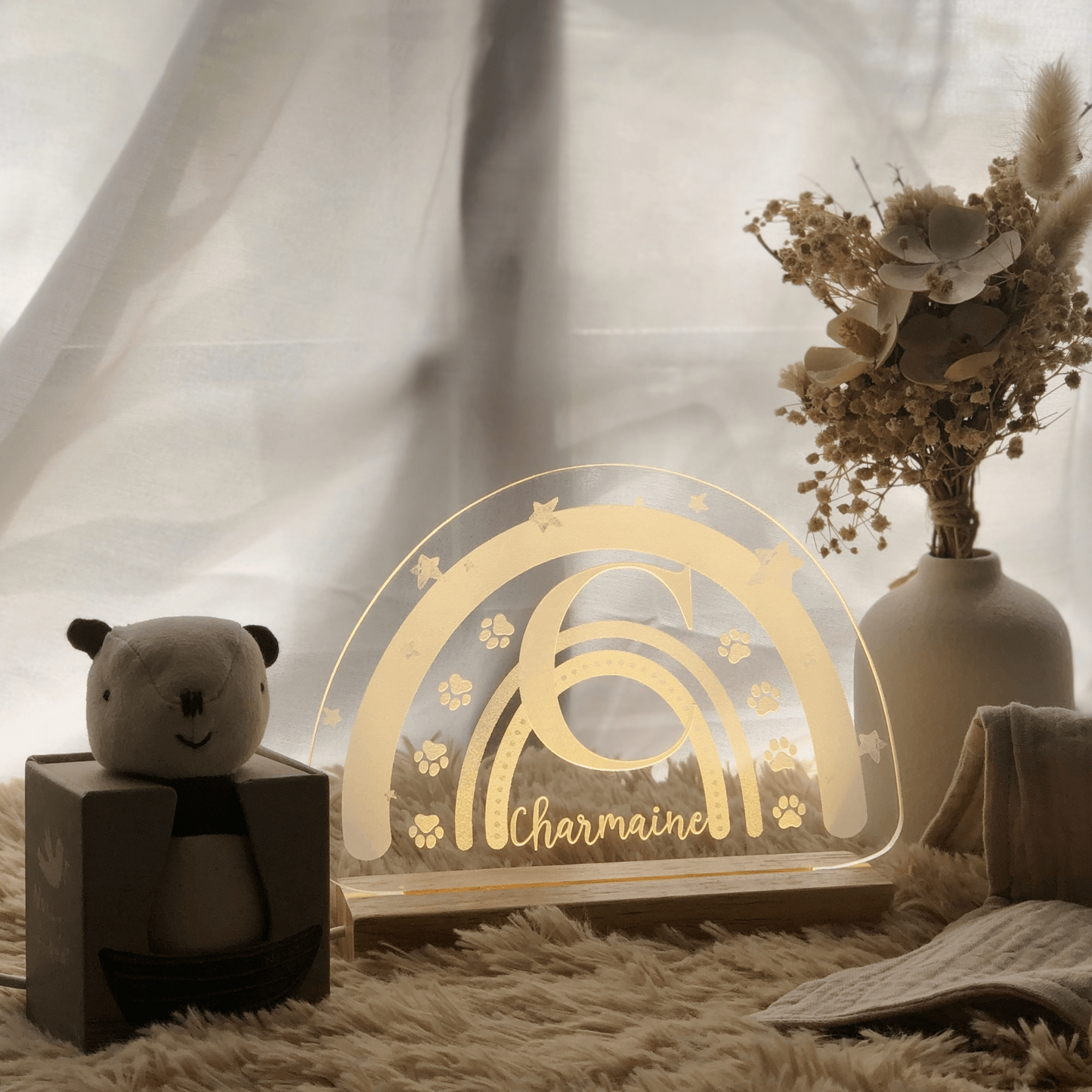 Acrylic LED Night Light - The Chic Habitat