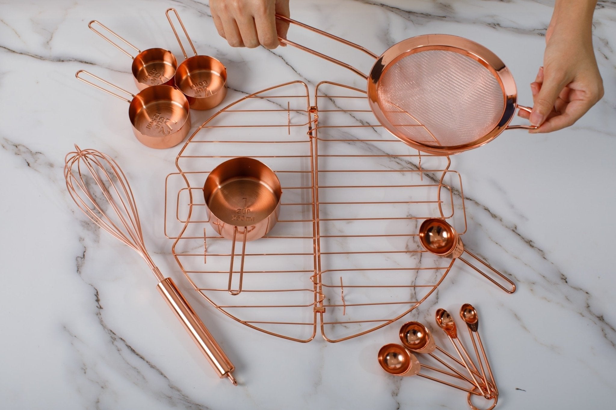 Housewarming Gift | Rose Gold Baking Tools Set – The Chic Habitat