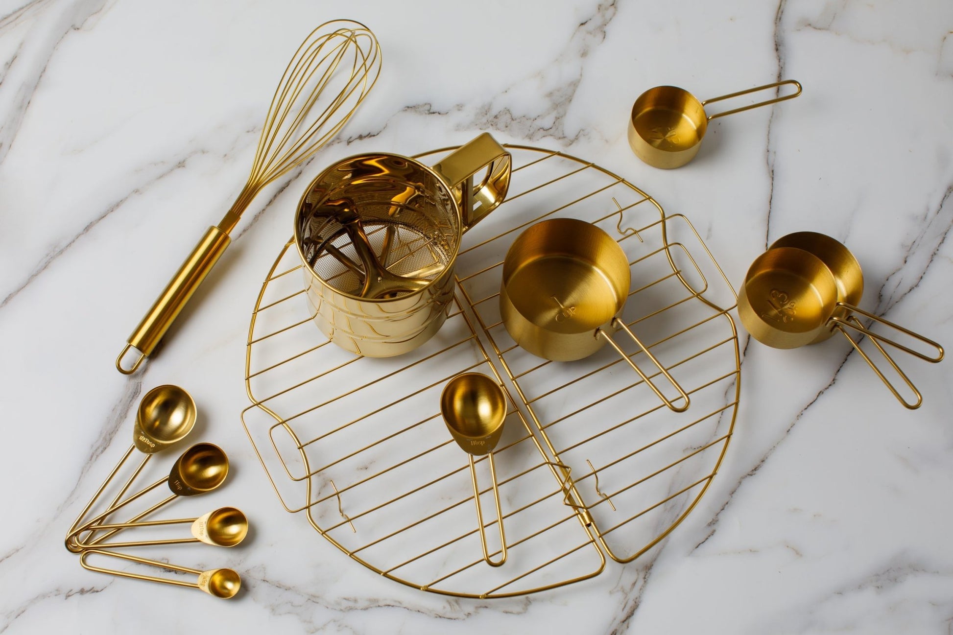 Baking Tools Set - Gold - The Chic Habitat