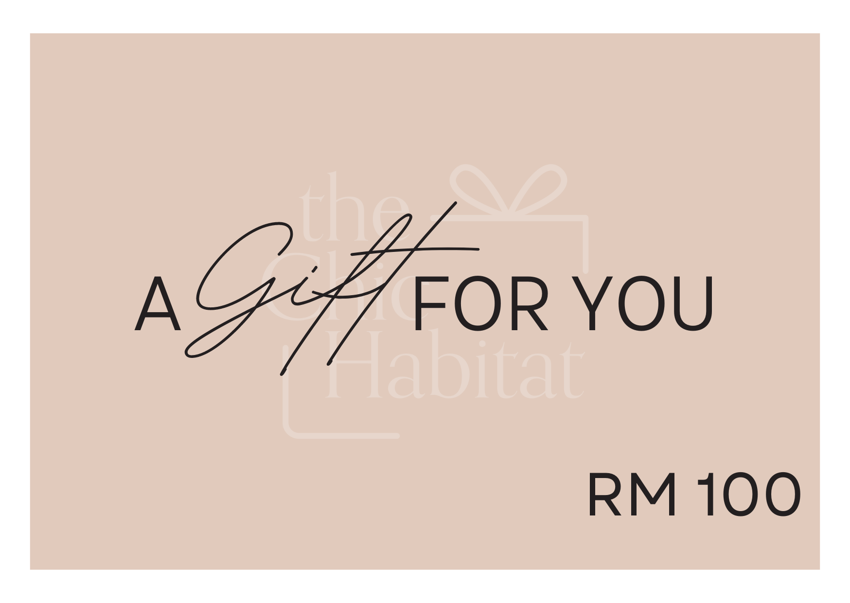 Best Gift (Card) Ever -Personalized Gift- The Chic Habitat