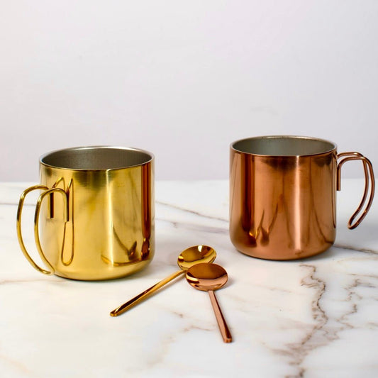 Brass Mug with Personalized Name - The Chic Habitat