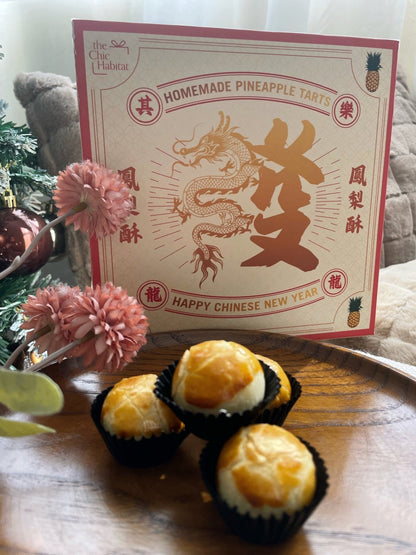 CNY 2024: Golden Dragon Pineapple Bliss - 金龍凤梨酥 -- The Chic Habitat