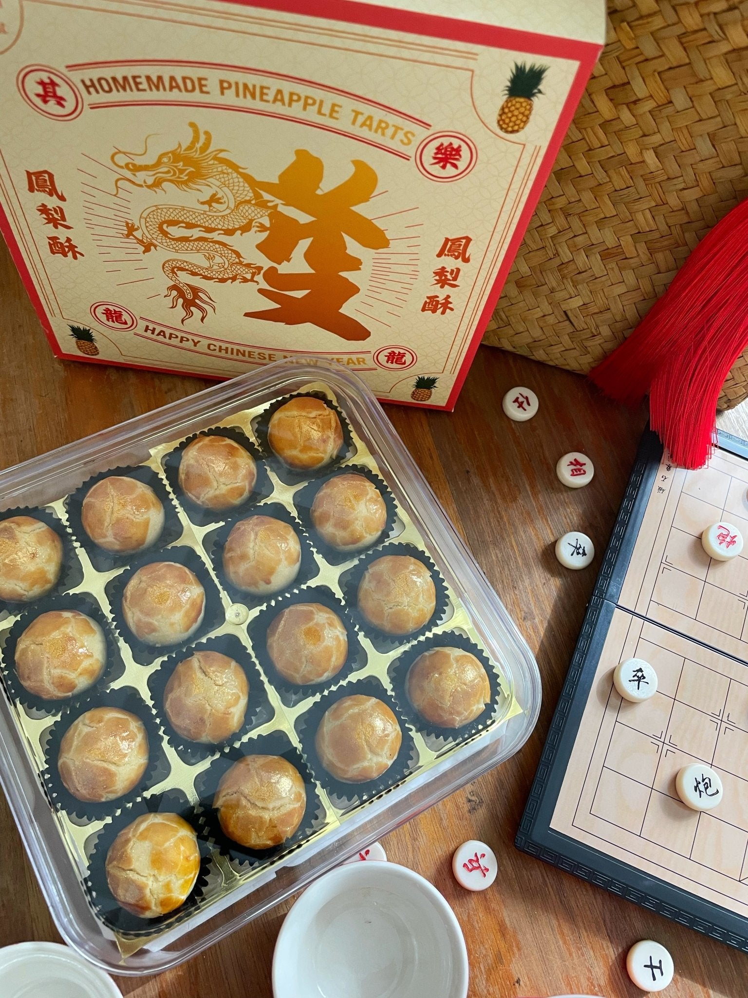 CNY 2024: Golden Dragon Pineapple Bliss - 金龍凤梨酥 -- The Chic Habitat