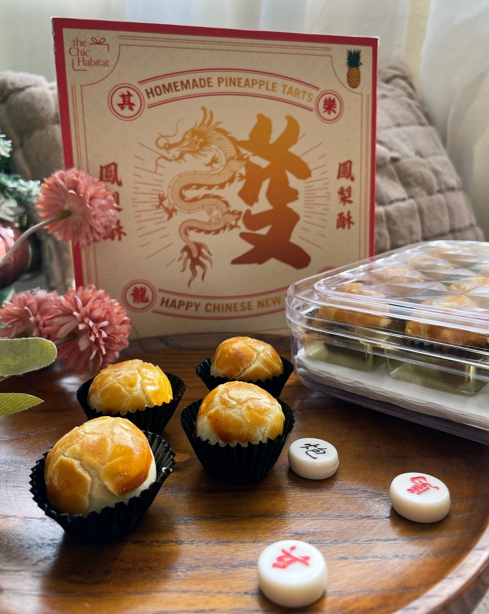 CNY 2024: Golden Dragon Pineapple Bliss - 金龍凤梨酥 -- The Chic Habitat