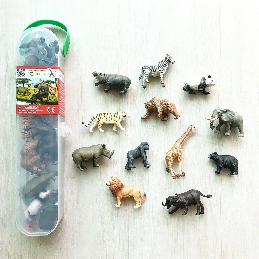 Collecta Minmi Dinosauro Verde - Figura PVC Collezionabile Con Corno - Giocattolo Per Bambini 13,5cm