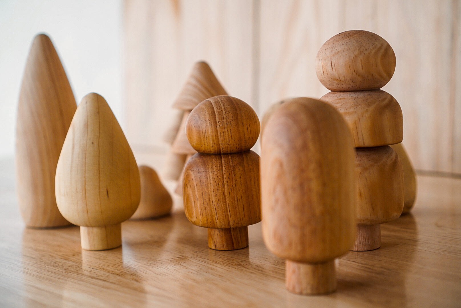 Littlemonq | Wooden Trees - The Chic Habitat