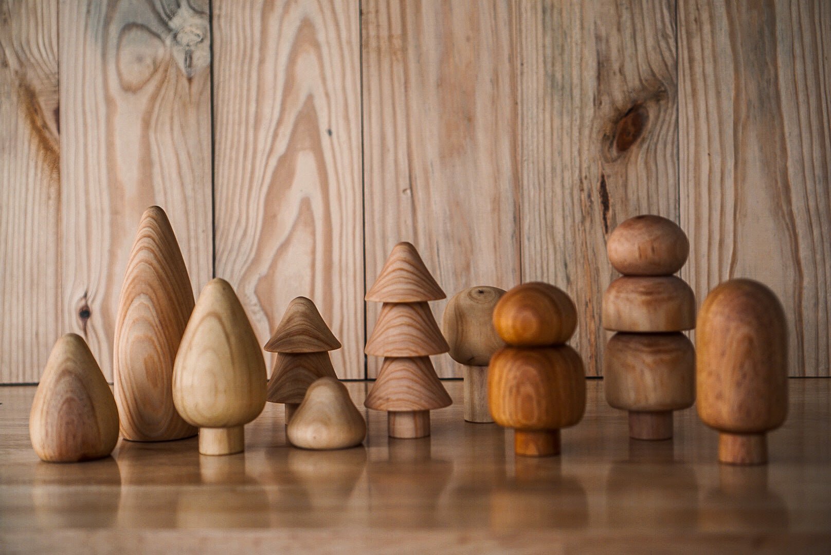 Littlemonq | Wooden Trees - The Chic Habitat