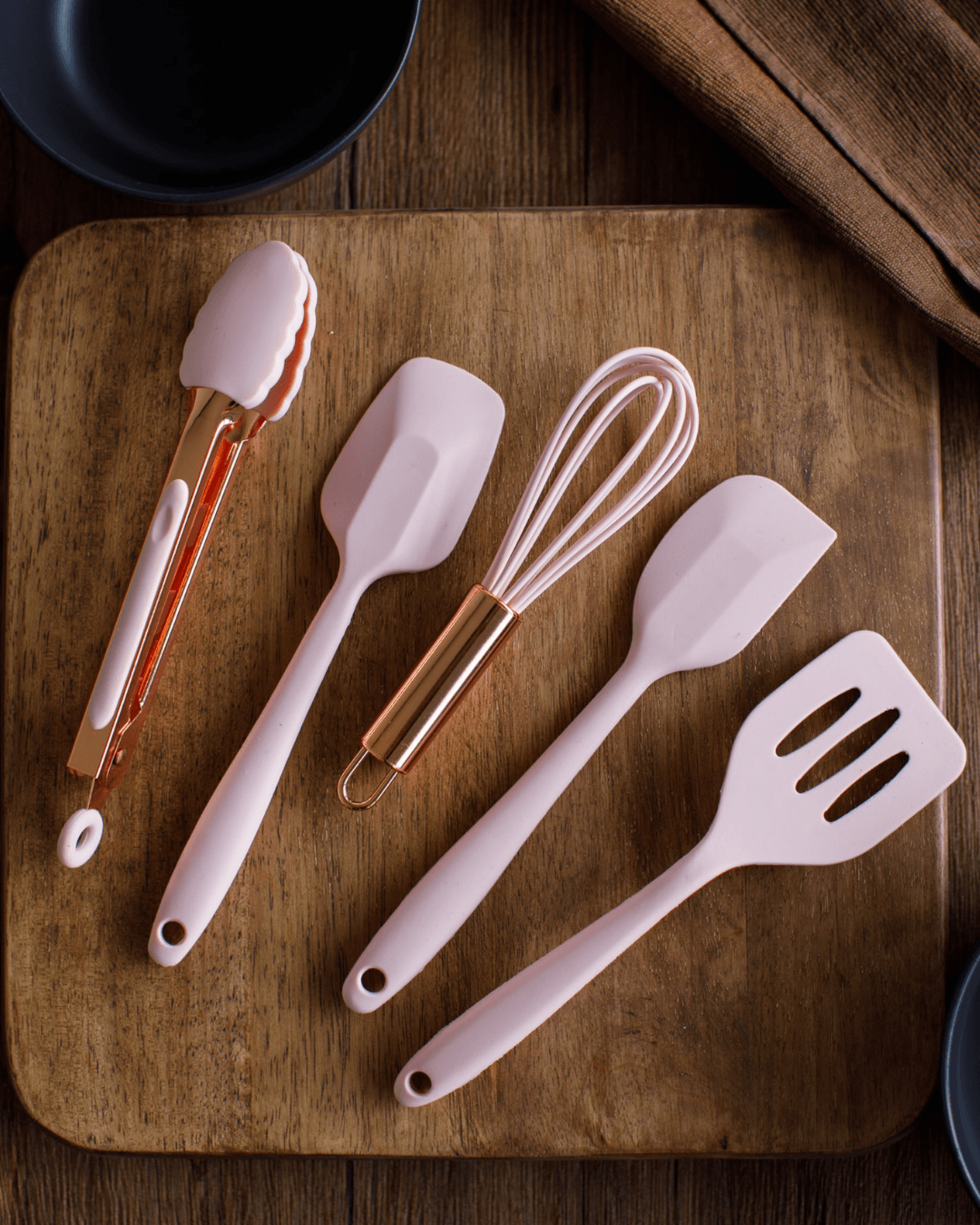 Mini Silicone Kitchen Tools Set - The Chic Habitat