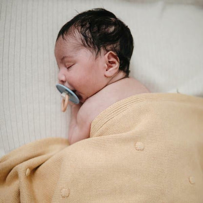 Mushie | Knit Blanket 100% Organic Cotton - The Chic Habitat