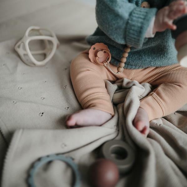Mushie | Knit Blanket 100% Organic Cotton - The Chic Habitat