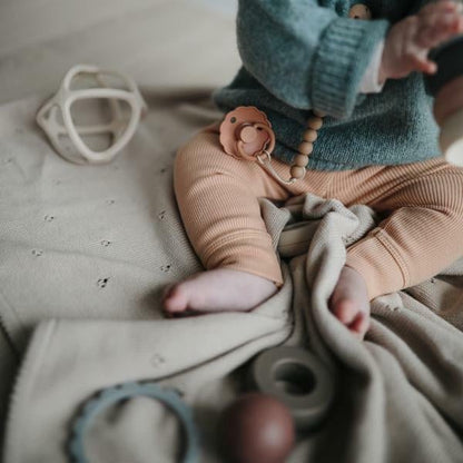Mushie | Knit Blanket 100% Organic Cotton - The Chic Habitat