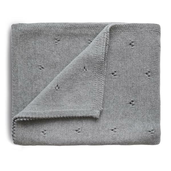 Mushie | Knit Blanket 100% Organic Cotton - The Chic Habitat