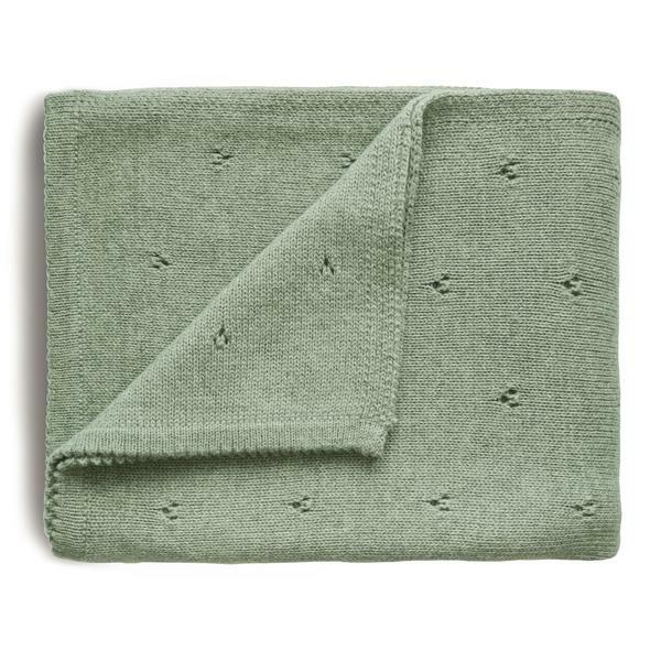 Mushie | Knit Blanket 100% Organic Cotton - The Chic Habitat