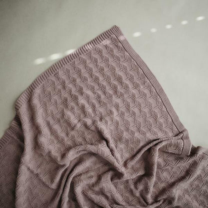 Mushie | Knit Blanket 100% Organic Cotton - The Chic Habitat