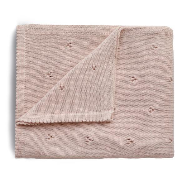 Mushie | Knit Blanket 100% Organic Cotton - The Chic Habitat