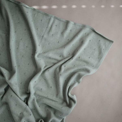 Mushie | Knit Blanket 100% Organic Cotton - The Chic Habitat