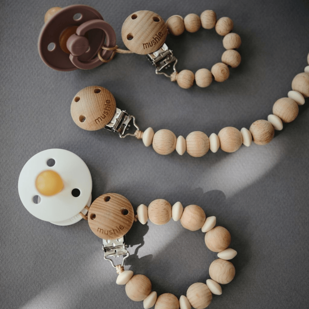 Mushie | Pacifier Clips - The Chic Habitat