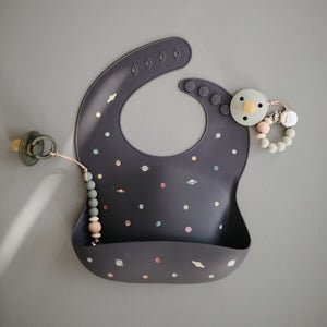 Mushie | Silicone Bib Print - The Chic Habitat