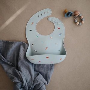 Mushie | Silicone Bib Print - The Chic Habitat
